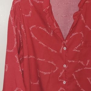 VS Pajama Set M Valentine's